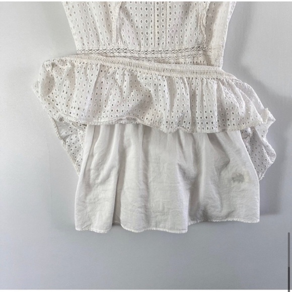 White Alice and Olivia eyelet dress size 10 - Picture 5 of 9